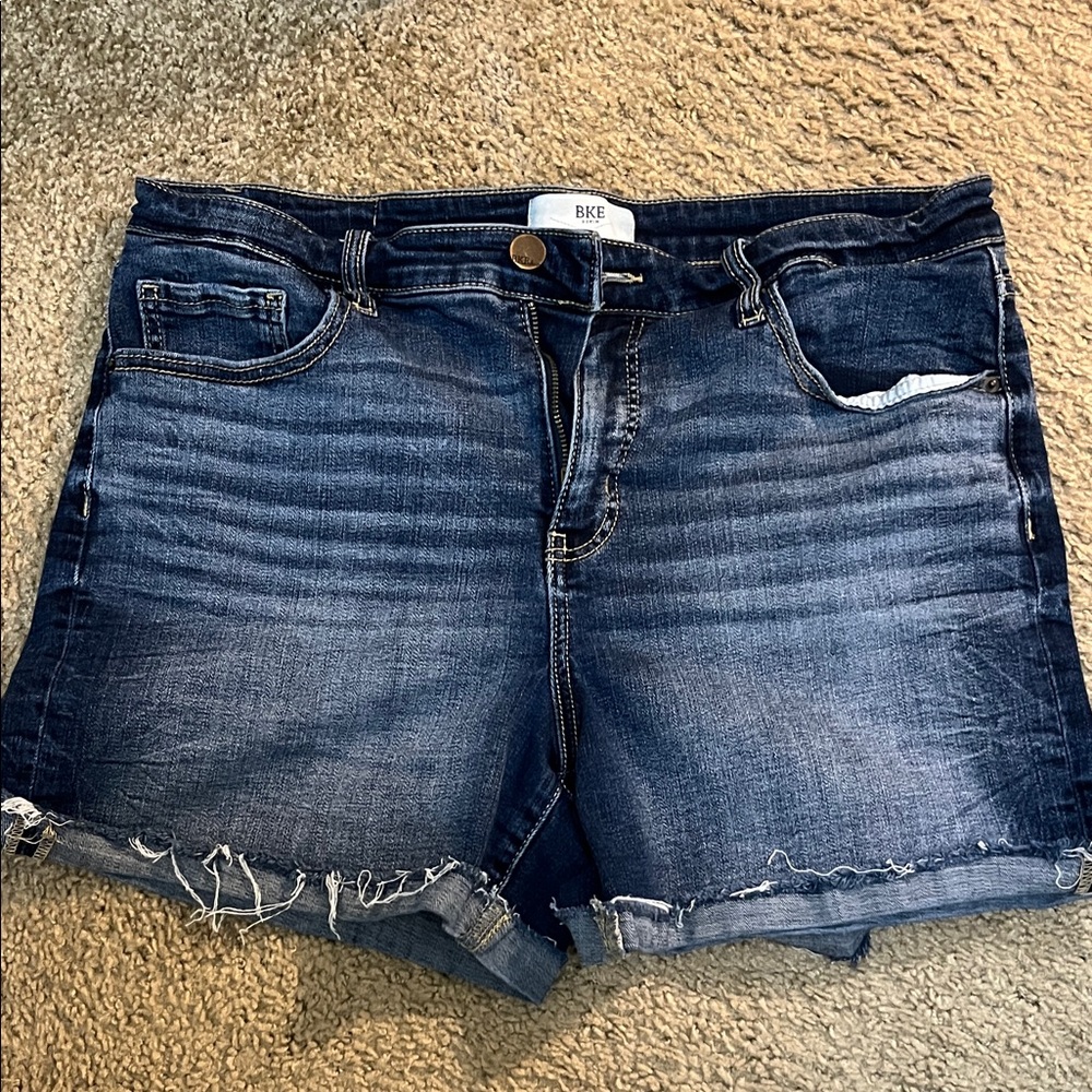 BKE Women's Indigo Jean Shorts